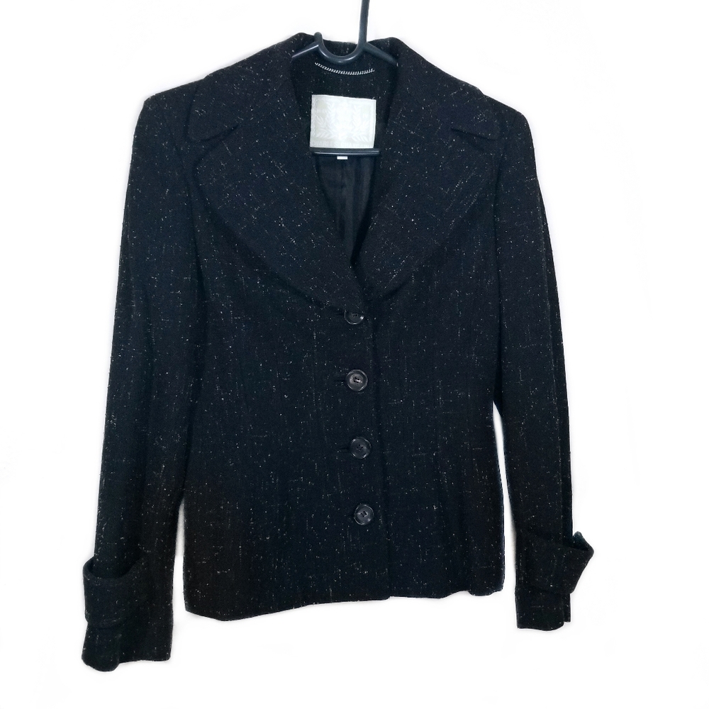 Charles Chang-Lima Black Wool Blend Blazer